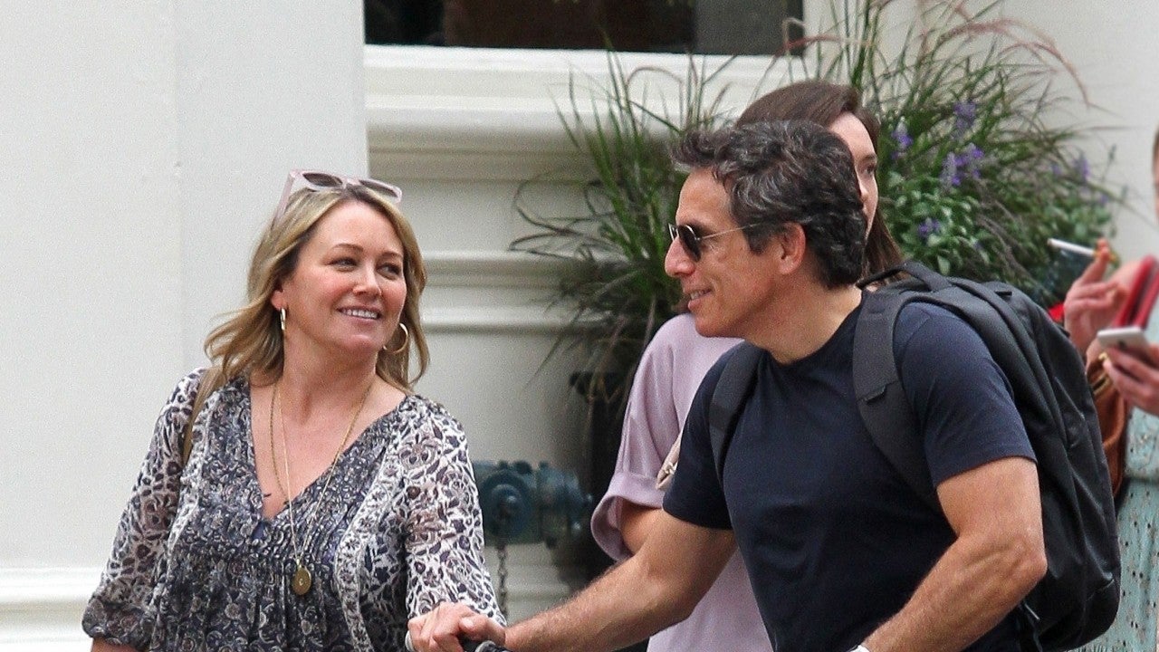 Ben Stiller and Christine Taylor Smile Big in First ...