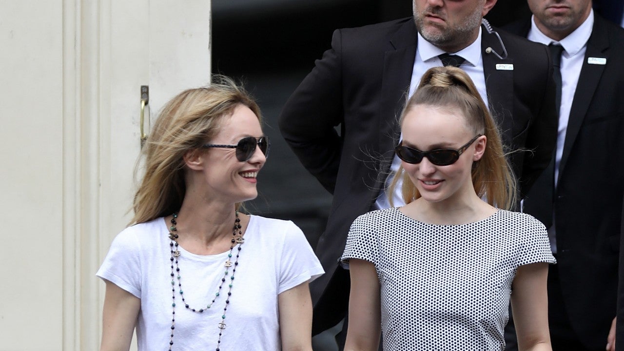 Newlywed Vanessa Paradis Beams As She Steps Out With Daughter Lily Rose In Paris Entertainment