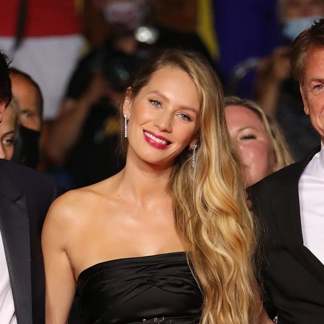 Hopper Penn, Dylan Penn and Sean Penn attend the "Flag Day" screening during the 74th annual Cannes Film Festival on July 10, 2021 in Cannes, France. 