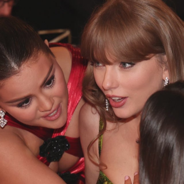 Selena Gomez Whispering to a Shocked Taylor Swift at Golden Globes Is All Fans Can Think About 