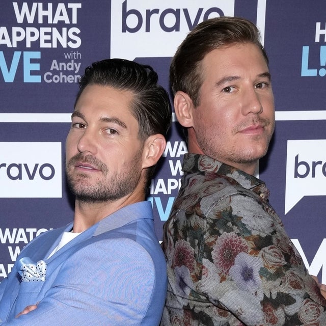 Craig Conover and Austen Kroll pose at Watch What Happens Live With Andy Cohen