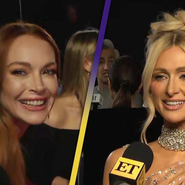 Lindsay Lohan and Paris Hilton Reunite at the Vanity Fair Oscars Party (Exclusive)