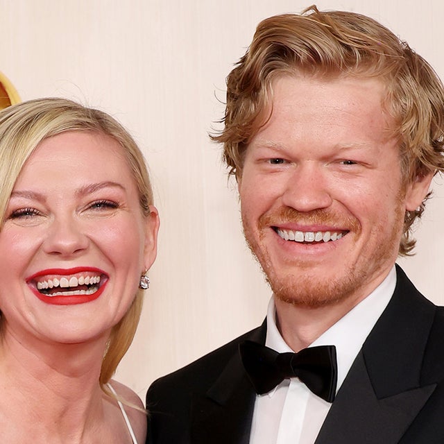 Kirsten Dunst and Jesse Plemon attend the 96th Annual Academy Awards on March 10, 2024 in Hollywood, California.