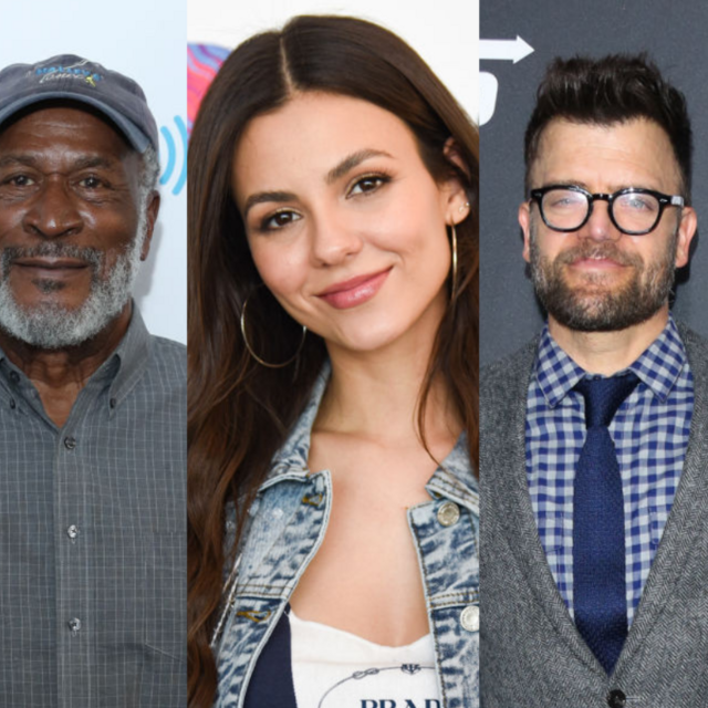 John Amos, Victoria Justice and Kevin Weisman 