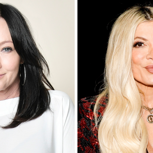 Shannen Doherty and Tori Spelling