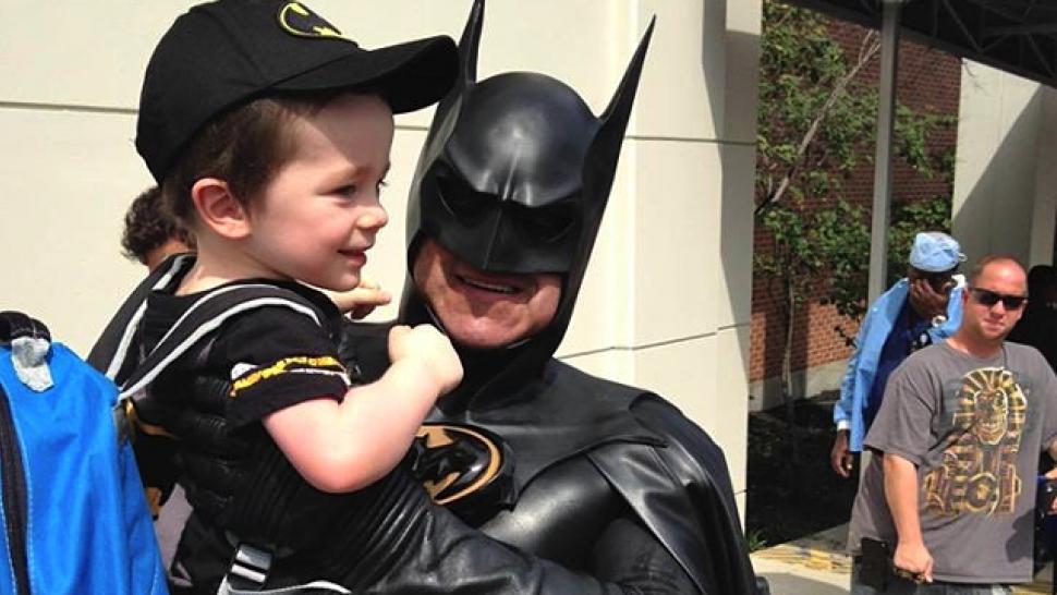 RealLife Batman, Known for Visiting Sick Kids in the