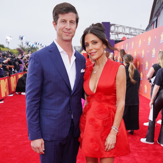 Paul Bernon and Bethenny Frankel attend the 2022 MTV Movie & TV Awards.