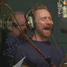 Tom Hiddleston Can't Stop Laughing During a Back Massage While Recording 'Early Man' (Exclusive)