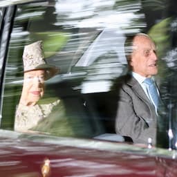 Prince Philip Heads to Church With Queen Elizabeth in Rare Public Appearance