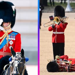 Trombonist Faints During Prince William's Trooping the Colour Practice