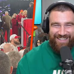 Travis Kelce Reacts to Missing a Viral Taylor Swift Post-Game Moment