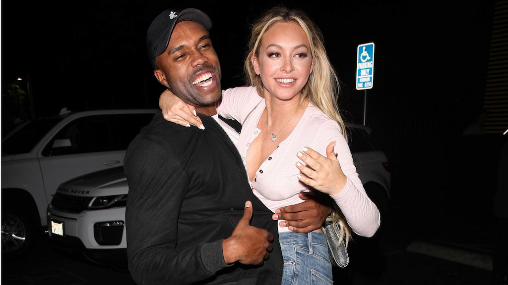 Corinne Olympios and DeMario Jackson in Hollywood