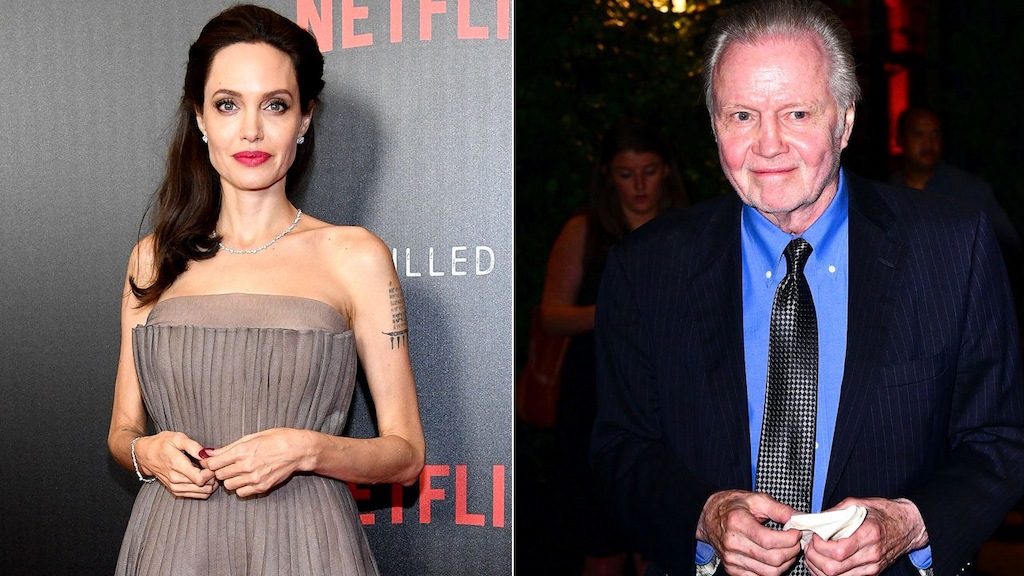 Angelina Jolie and Jon Voight at NYC premiere