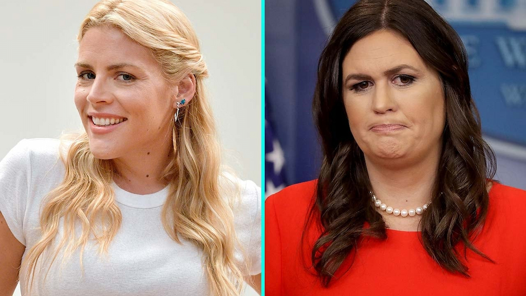 Busy Philipps and Sarah Huckabee Sanders