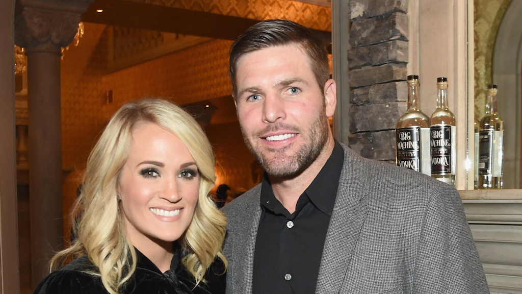Carrie Underwood and Mike Fisher at Nashville Shines for Haiti benefit