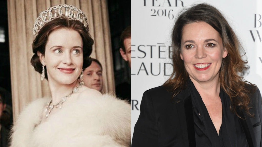 Claire Foy and Olivia Colman The Crown
