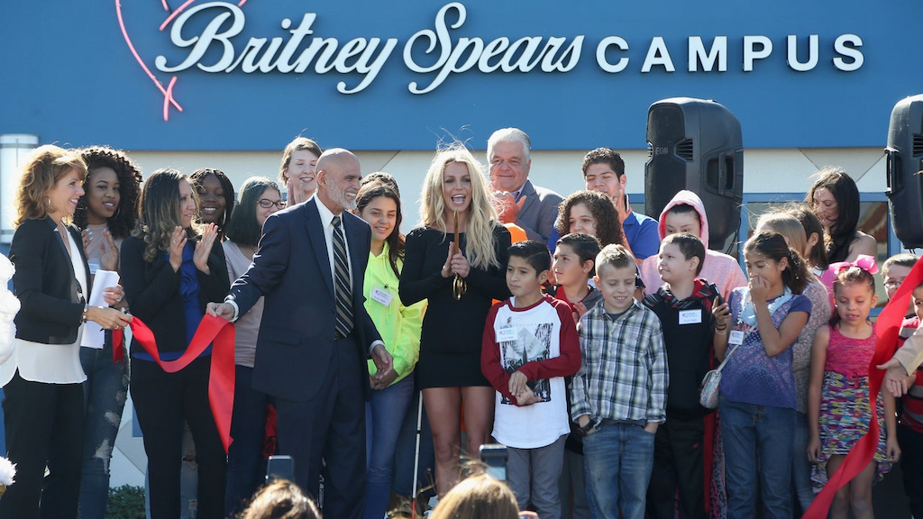 Britney Spears at Nevada Childhood Cancer Foundation Opening