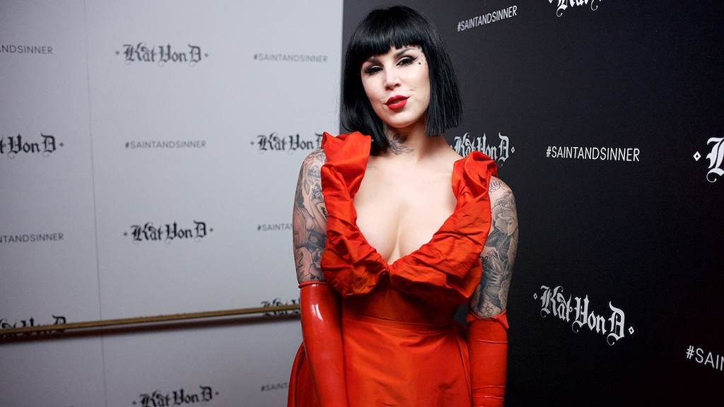 Kat Von D  attends her Beauty Fragrance Launch Press Party #SAINTANDSINNER at Hollywood Roosevelt Hotel on June 20, 2017