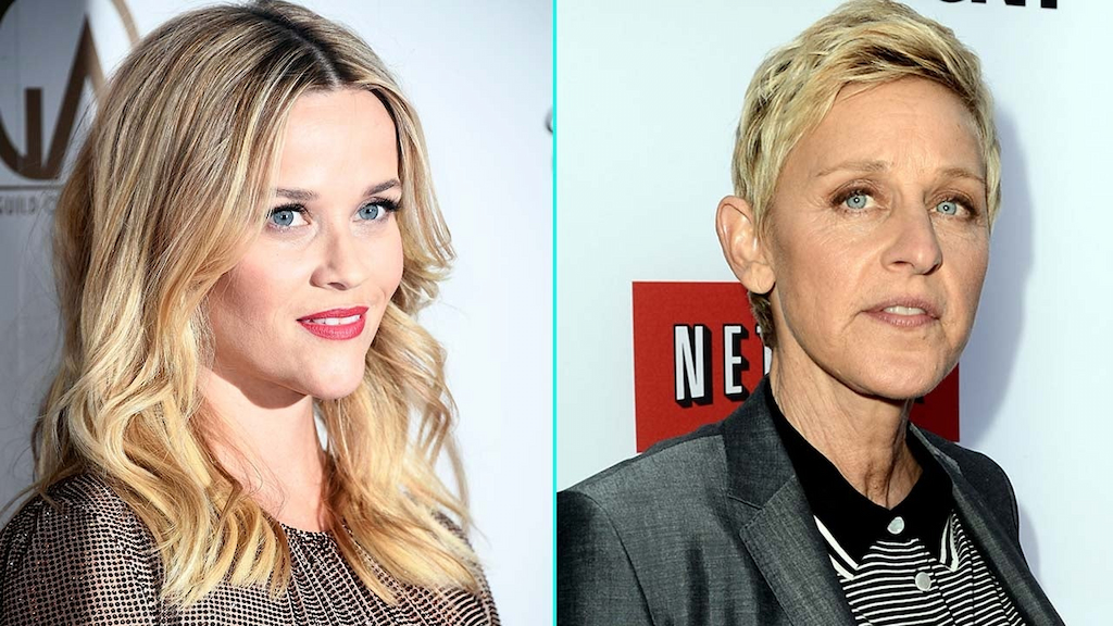 Reese Witherspoon and Ellen DeGeneres