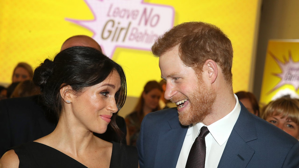 Meghan Markle and Prince Harry at Women's Empowerment reception