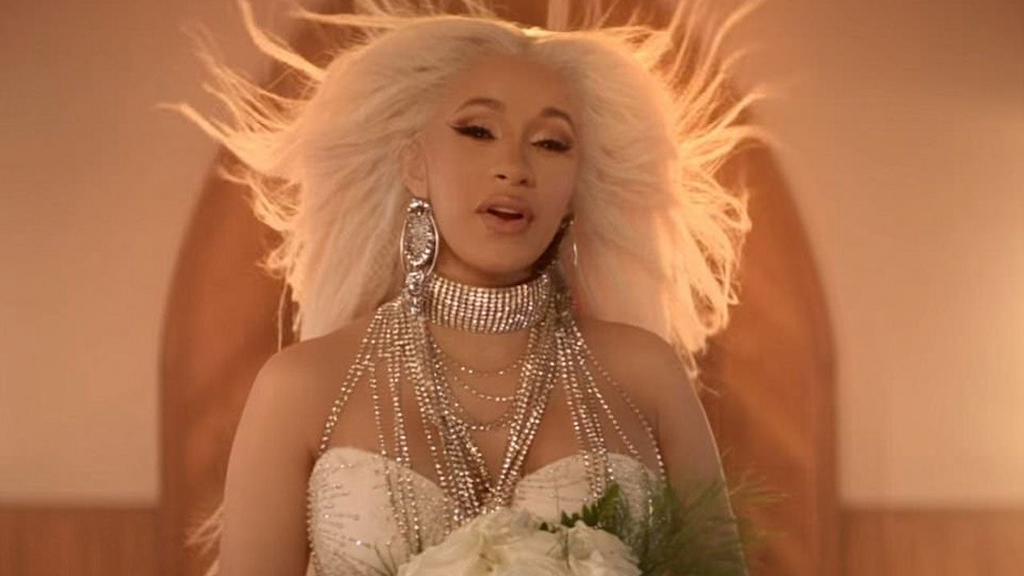Cardi B's music video for 'Be Careful'