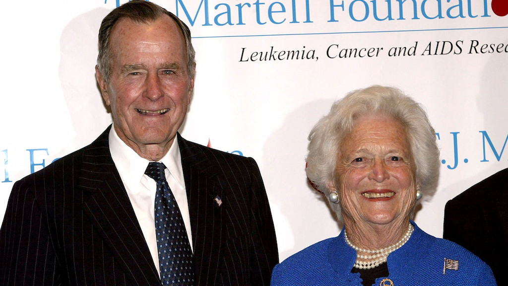 George HW Bush and Barbara Bush
