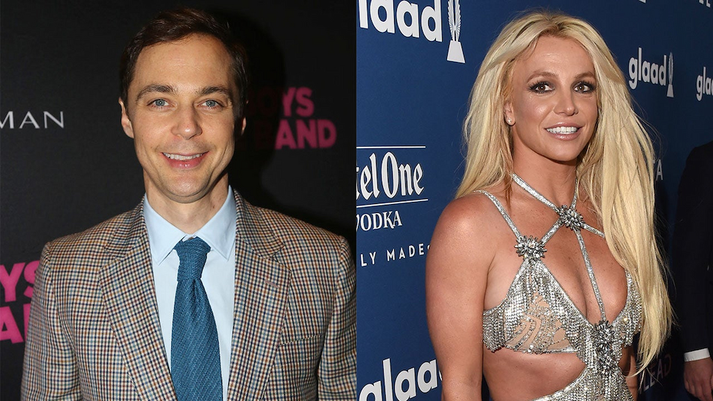 Jim Parsons and Britney Spears