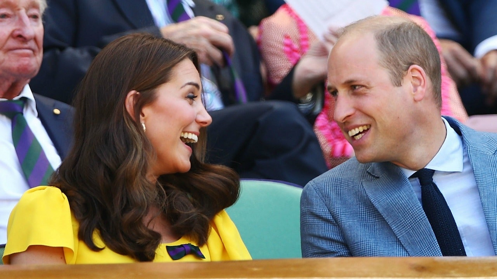 Kate Middleton and Prince William at Wimbledon 2018