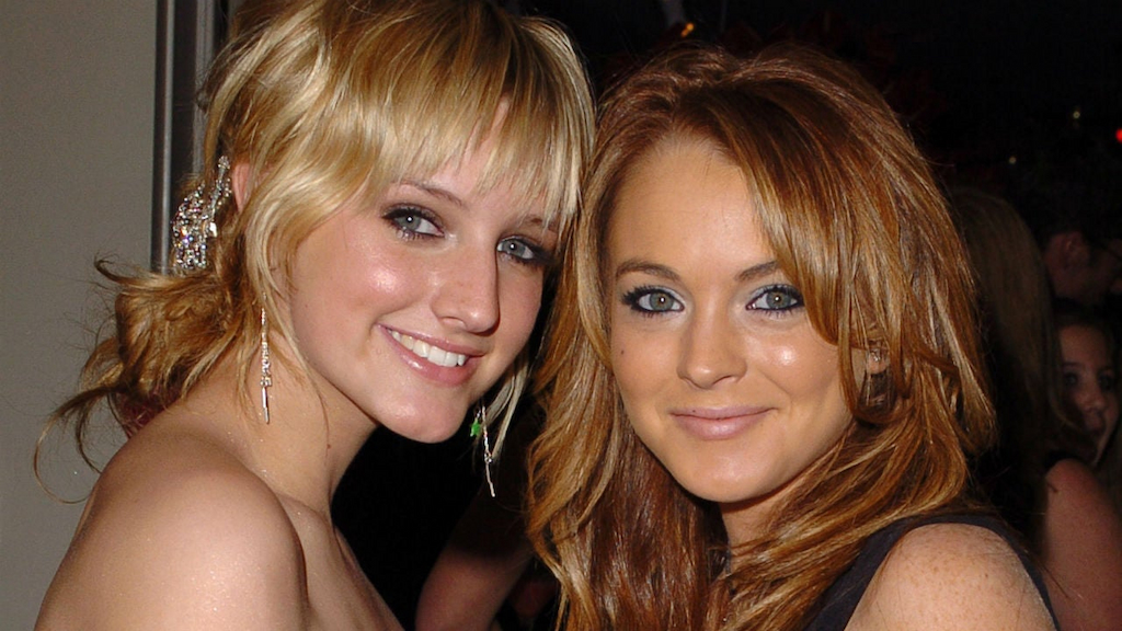 Ashlee Simpson and Lindsay Lohan