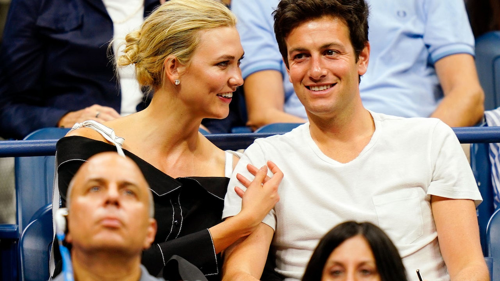 Karlie Kloss and fiance at US Open