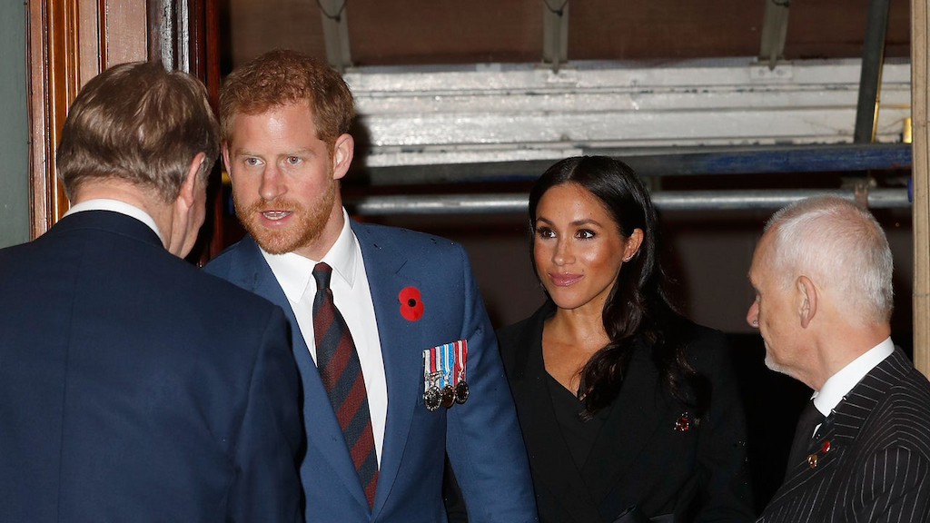 Prince Harry Meghan Markle 2018 Remembrance Day
