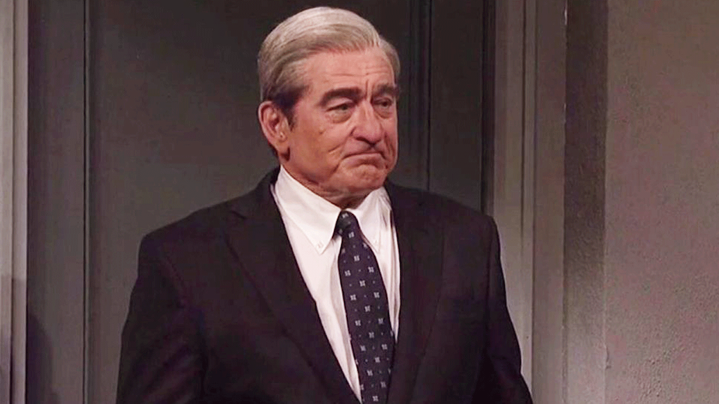 Robert De Niro as Robert Mueller on Saturday Night Live