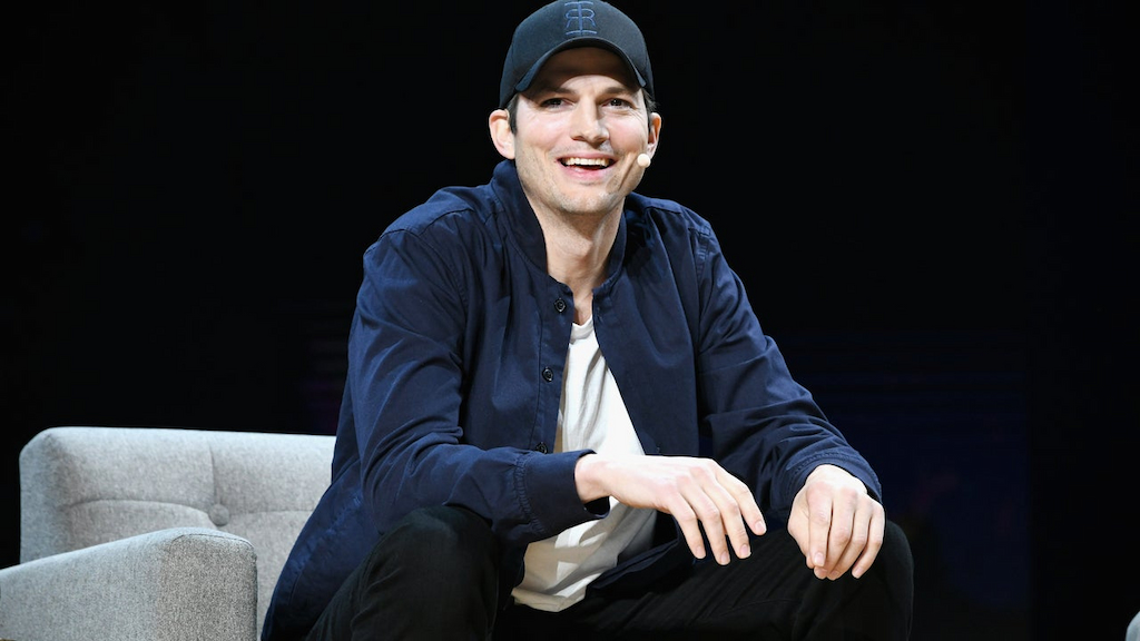 Ashton Kutcher onstage during WeWork Presents Second Annual Creator Global Finals