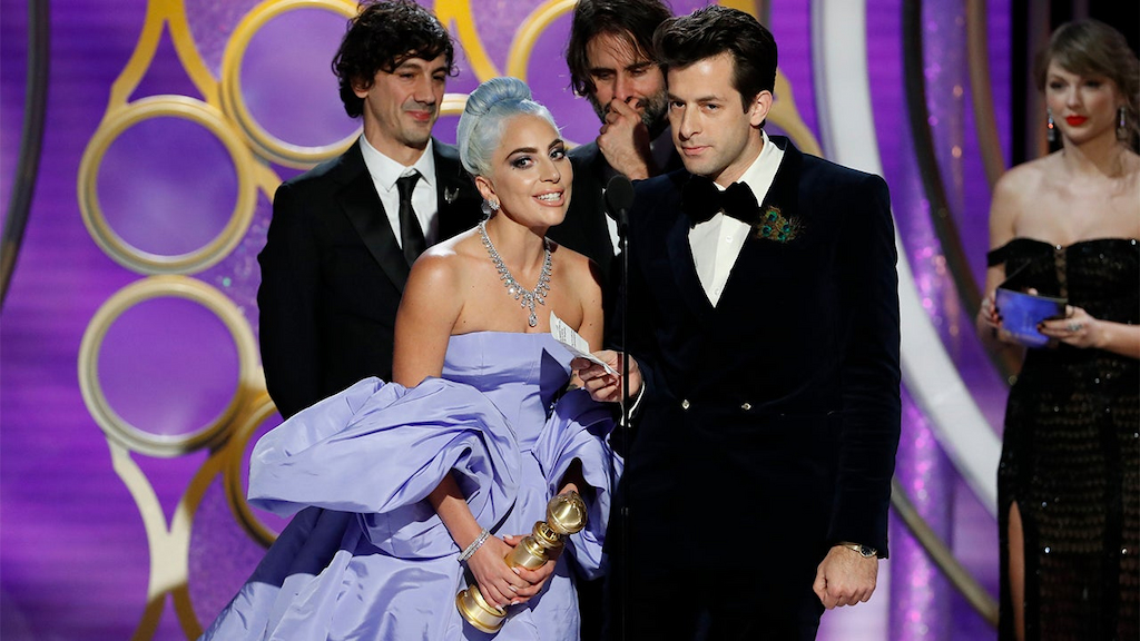 2019 Golden Globes, Lady Gaga, Mark Ronson