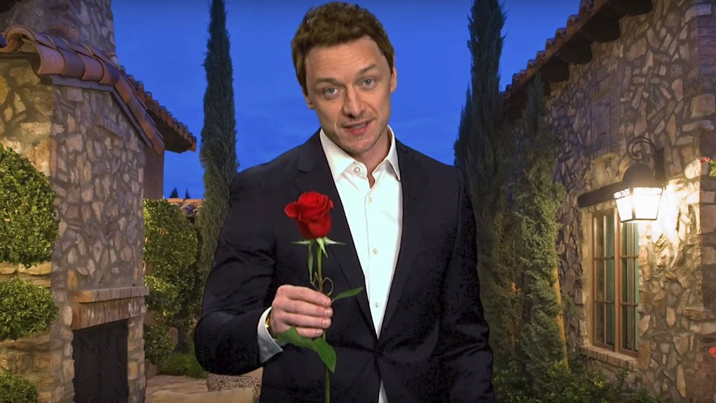 James McAvoy as the 'Virgin Hunk' on 'Saturday Night Live'