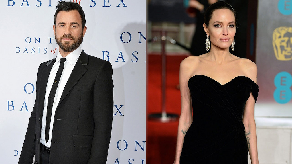 Justin Theroux and Angelina Jolie