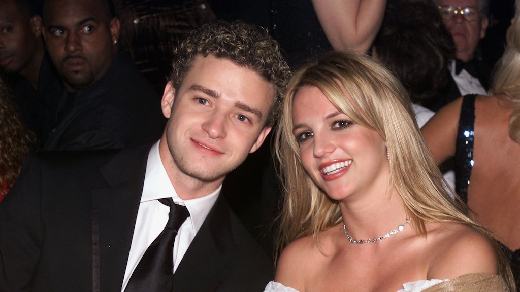Justin Timberlake and Britney Spears at 2002 grammys
