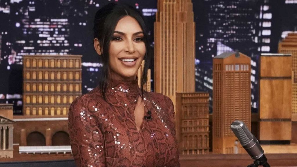 Kim Kardashian on 'The Tonight Show With Jimmy Fallon' on Feb. 7, 2019.