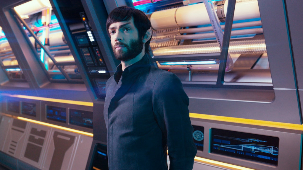 Ethan Peck as Spock on Star Trek: Discovery