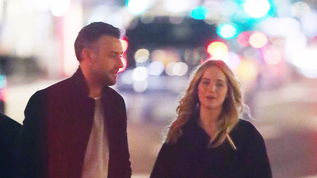 Jennifer Lawrence is spotted for the first time since becoming engaged to Cooke Maroney. The 28 year old actress flashed her ring as she headed out on a date with her 34 year old beau in New York City. The couple spent the night at the famed Soho French Bistro Raoul's before returning to their Upper East Side apartment.