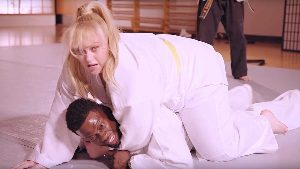 Rebel Wilson and Kevin Hart in 'What the Fit' Season 2 Premiere