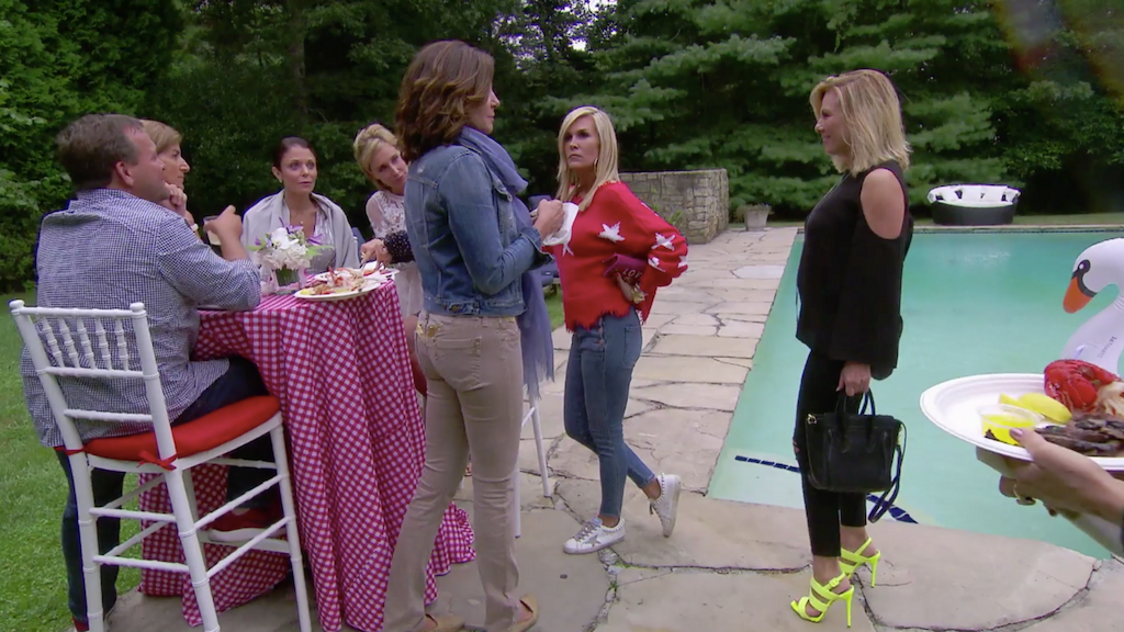 Luann de Lesseps and Ramona Singer face off on 'The Real Housewives of New York City.'