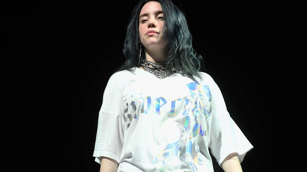 Billie Eilish performs at Outdoor Theatre during the 2019 Coachella Valley Music And Arts Festival on April 13, 2019 in Indio, California.