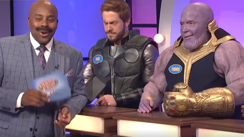 'Avengers' characters on 'Family Feud' on 'SNL'