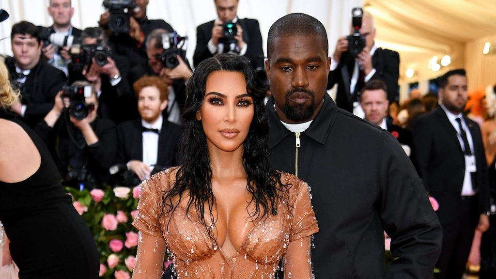 Kim Kardashian and Kanye West at 2019 Met Gala