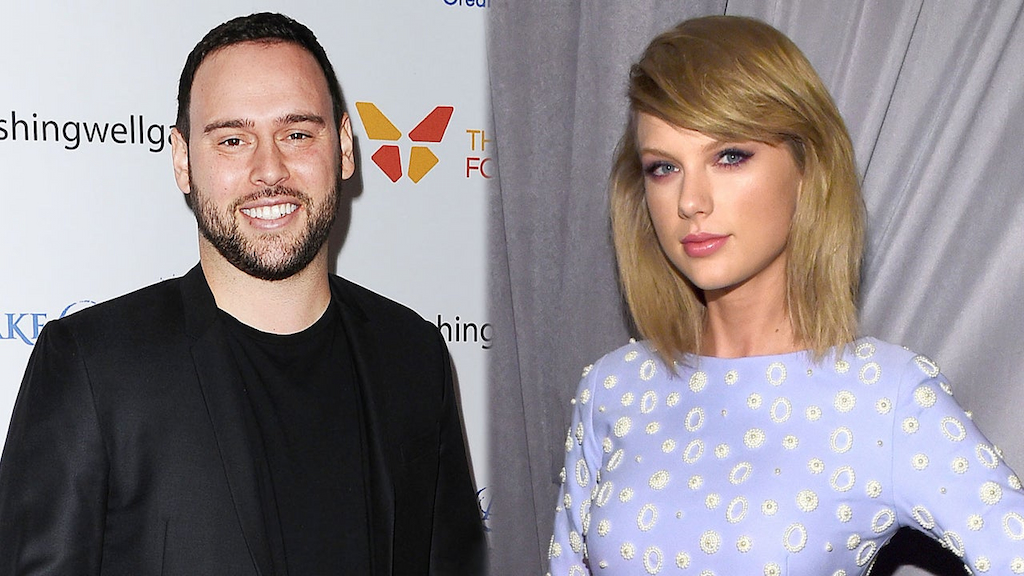 Scooter Braun and Taylor Swift
