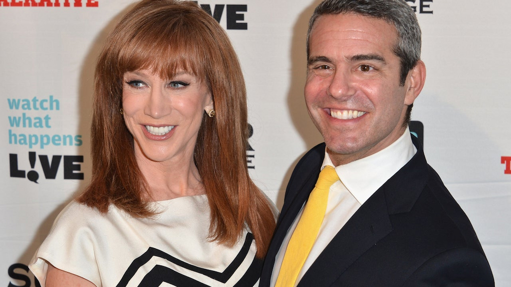 Kathy Griffin and Andy Cohen