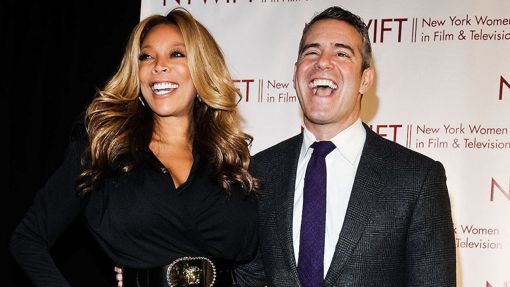 Wendy Williams and Andy Cohen attend New York Women In Film And Television's 33rd Annual Muse Awards at New York Hilton on December 12, 2013 in New York City