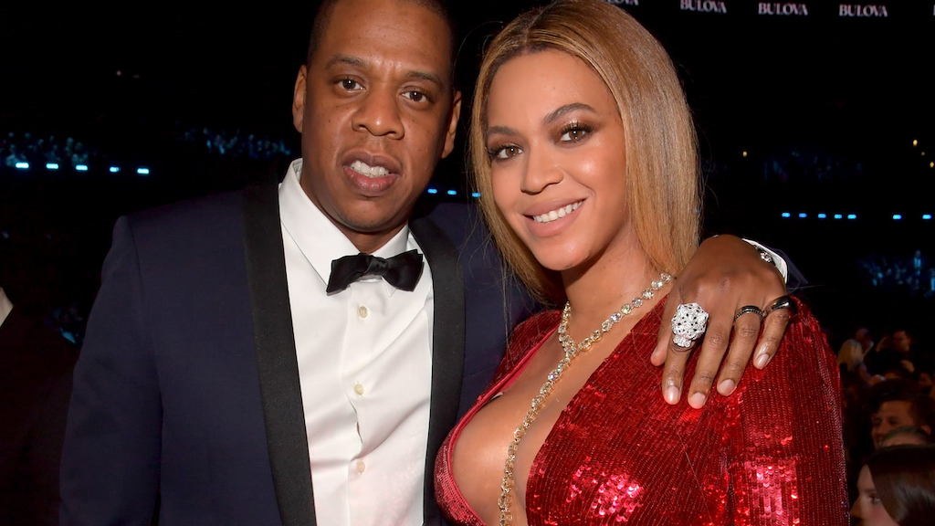Jay Z and Beyonce at 2017 grammy awards