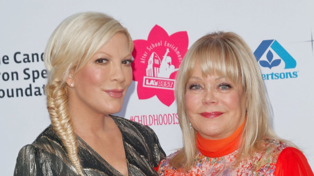 Tori Spelling and mom Candy Spelling
